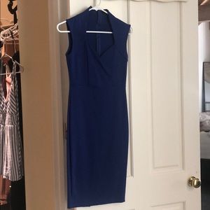 Royal blue dress